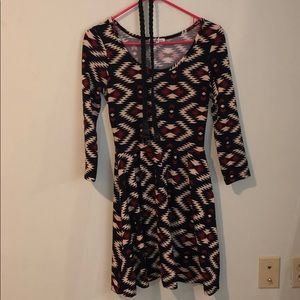 stretchy dress with belt